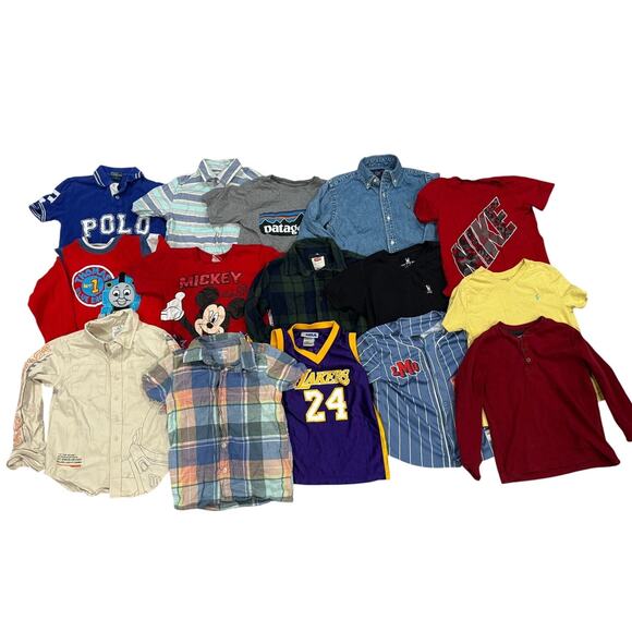 Mixed Brands Other - Polo Ralph Lauren Carhartt Patagonia Psycho Bunny Nike 30 Pc Boys Lot Size 6